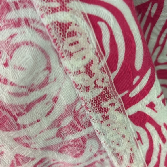 Lilly Pulitzer Jubilee Flam Alma Shift Dress Pink Green size 8 - Picture 10 of 13